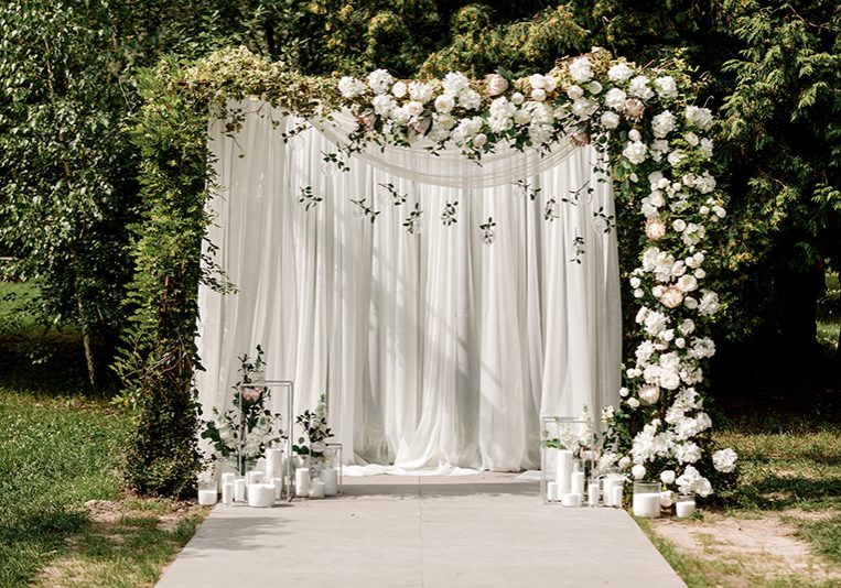 Wedding Arch Setup